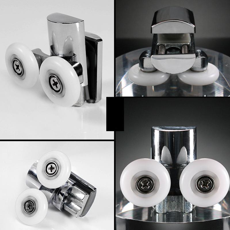 Runners Wheel Shower door Hardware Home Silver Slide roller Spare Supplies Top Upper/lower Accessories Bathroom
