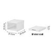 Transparent Multi-Layer Shoe Storage Box with Dustproof Side-Opening Drawer