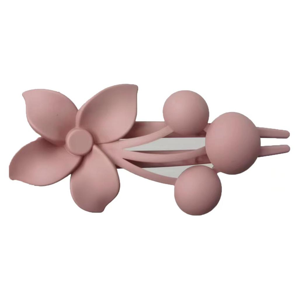 Flower Fruit Hairpin, Women's High-end Hairstyle Accessory, Ponytail Clip, Duckbill Clip, Fashionable Anti-static Hairpin