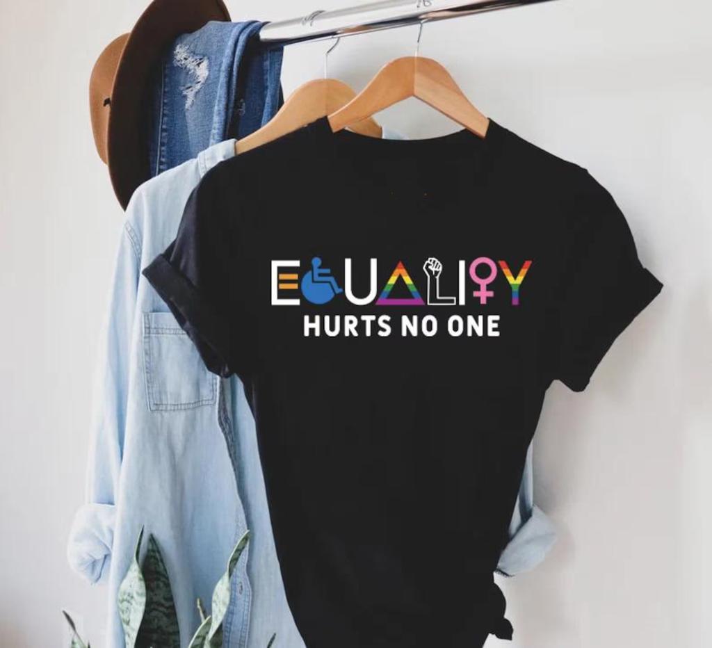 Equality Hurts No One Shirt Social Justice, Human Rights T-Shirt 1