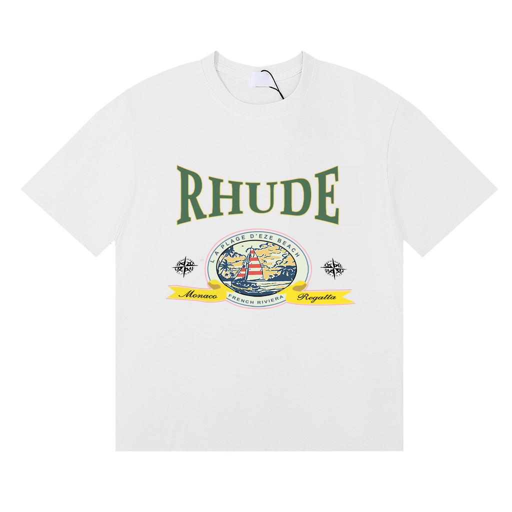 50167 Men Women Vintage Monte Carlo Graphic Print Boxy Oversized Cotton Tee 100% Cotton T-shirt
