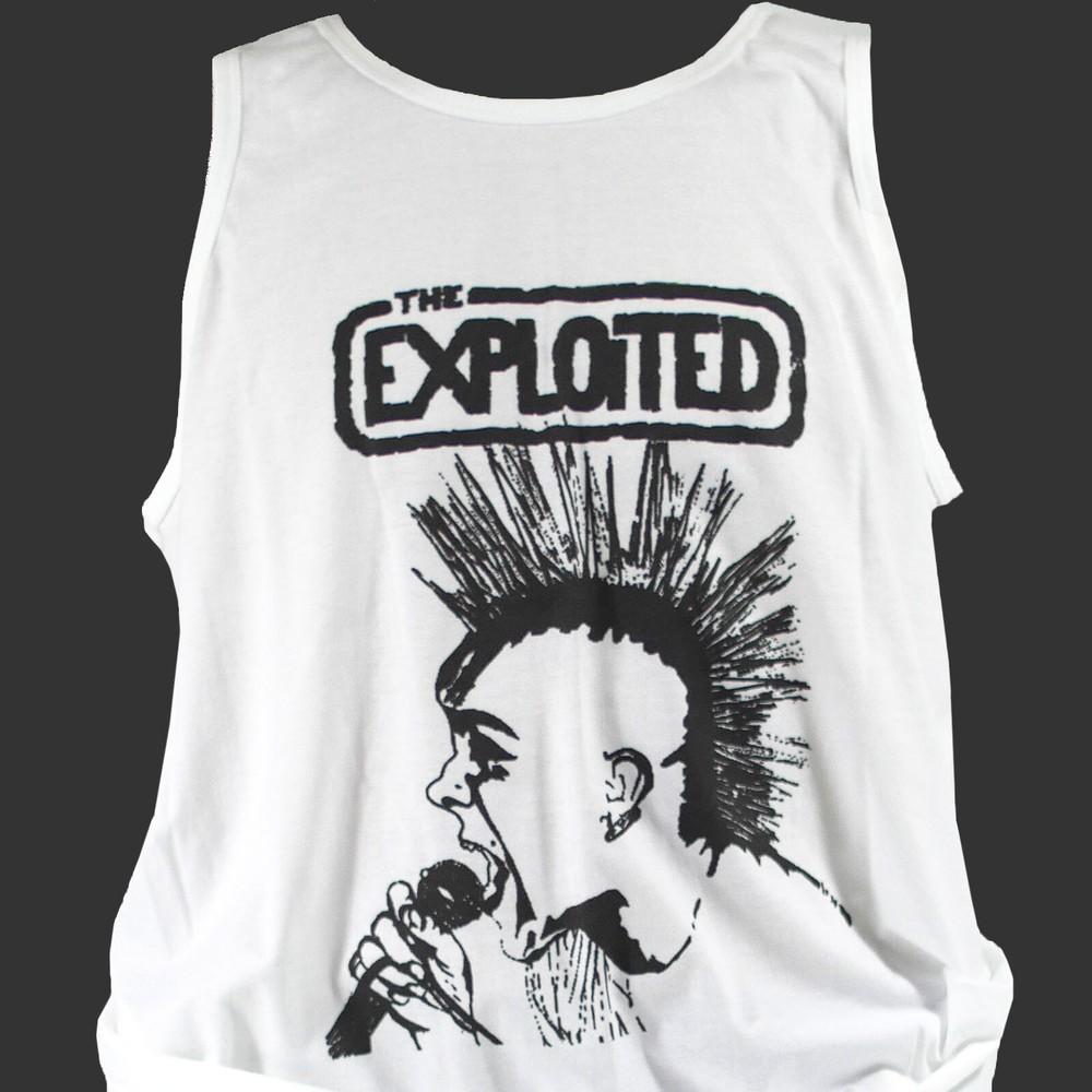 The Exploited Hardcore Punk Rock TSHIRT vest top unisex white S2XL Unisex T-Shirt XXXL