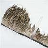 1meter/Lot Natural Pheasant Feather Trims Fringe Rooster Feathers Peacock Pluma Ribbons for Crafts  DIY Decor for Clothes Sewing