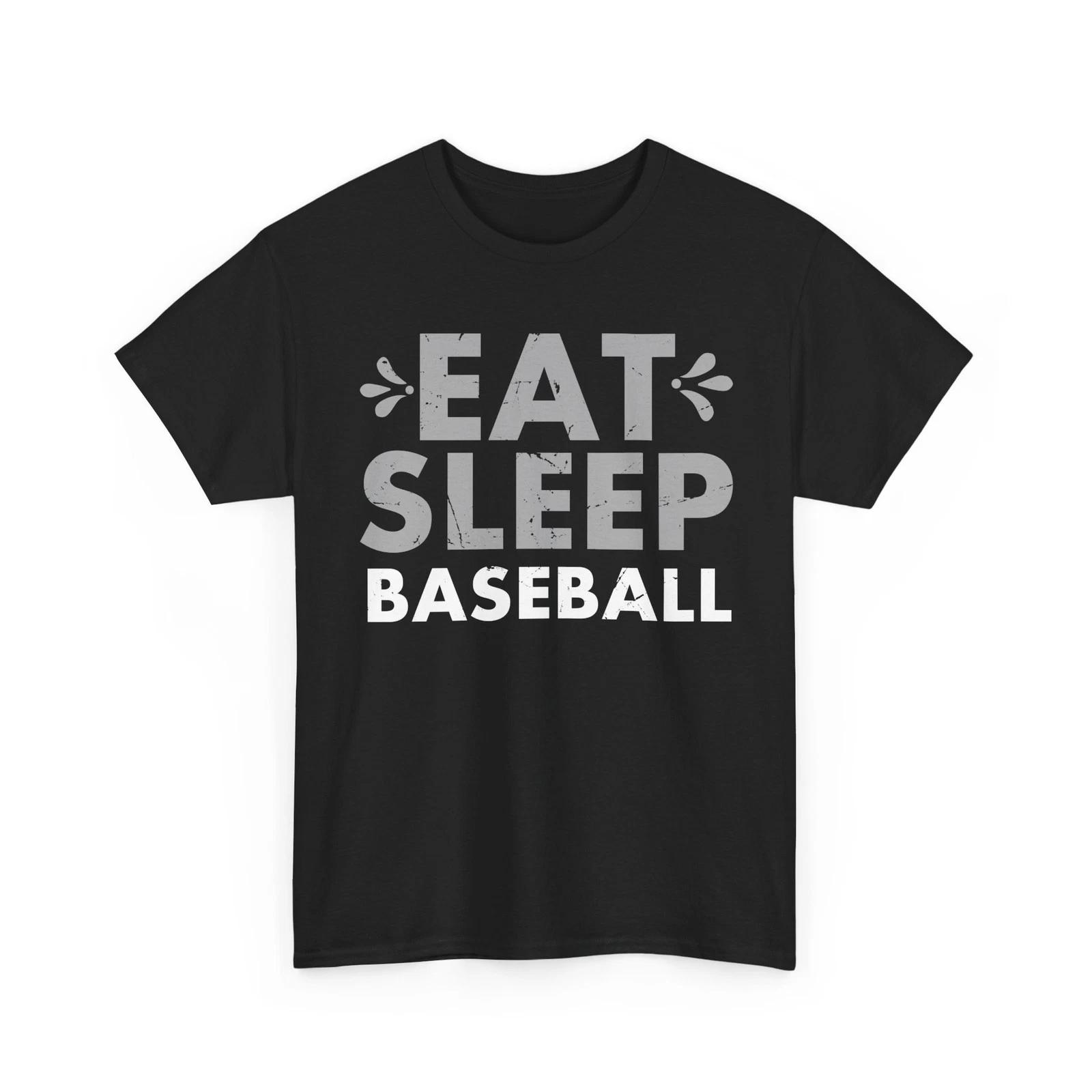 Baseball Shirt, Eat Sleep Baseball Sports Baseball Lovers Women Men Shirt 4XL
