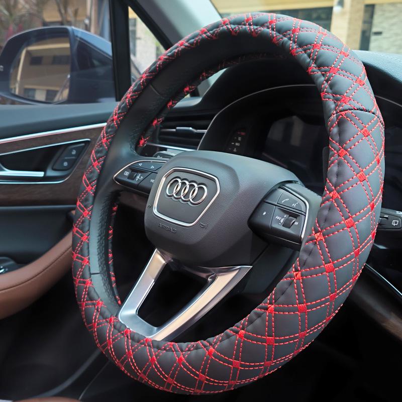 Electric Heated Hand Warmer Steering Wheel Cover - 12V Quick Heating for Winter