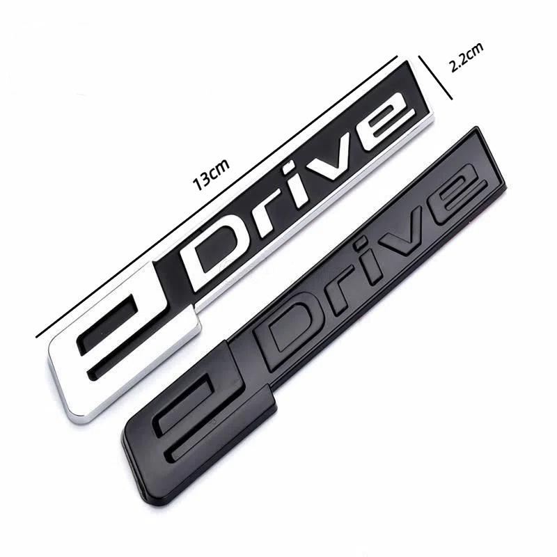 Car Trunk Fender Chrome Badge Emblem Decals Sticker For EDrive 225xe i4 i3 i8 X3 X5 3 5 Series i01 i12 i15 G30 G31 F30 G05