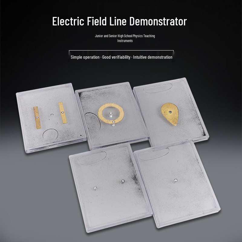 Electric Field Line Demonstrator Set - 5 Piece: Physics Electromagnetism Field Strength & Direction Experiment 5 Pieces