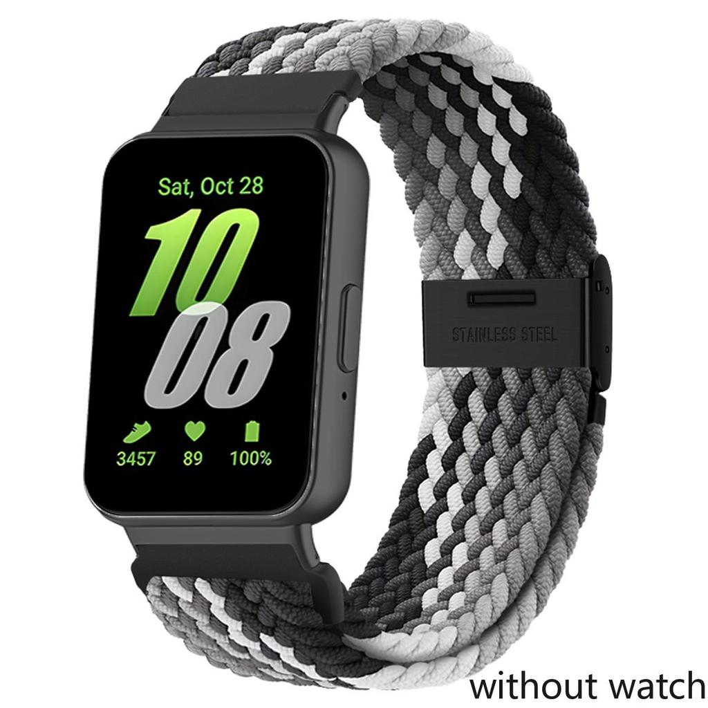 Braided Bands for Samsung Galaxy Fit 3 Sports Strap Adjustable Replacement Correa Nylon Bracelet for Samsung Galaxy Fit3 Band