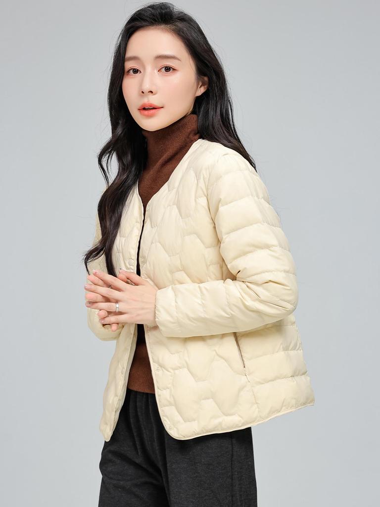 2025 Fall/Winter Women's Lightweight Versatile Down Jacket - Essential Warm School Uniform Layer