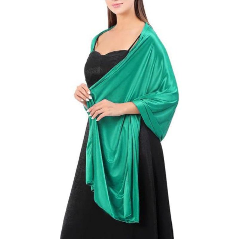 Elegantes Seidensatin-Schal für Hochzeiten oder Abendgarderobe