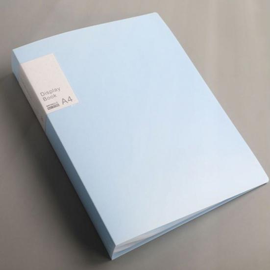 File Folder Double-sided High-Transparency Large Capacity Inner Pockets Multifunctional Sheet Protector with Plastic Sleeves A4 Paper Binder Portfolio