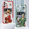 Klare Handyhülle für Samsung Galaxy A55 A23 A33 A14 A56 A34 A35 A25 A26 A24 A15 A73 A54 A36 A13 Anime One Piece Luffy Zoro