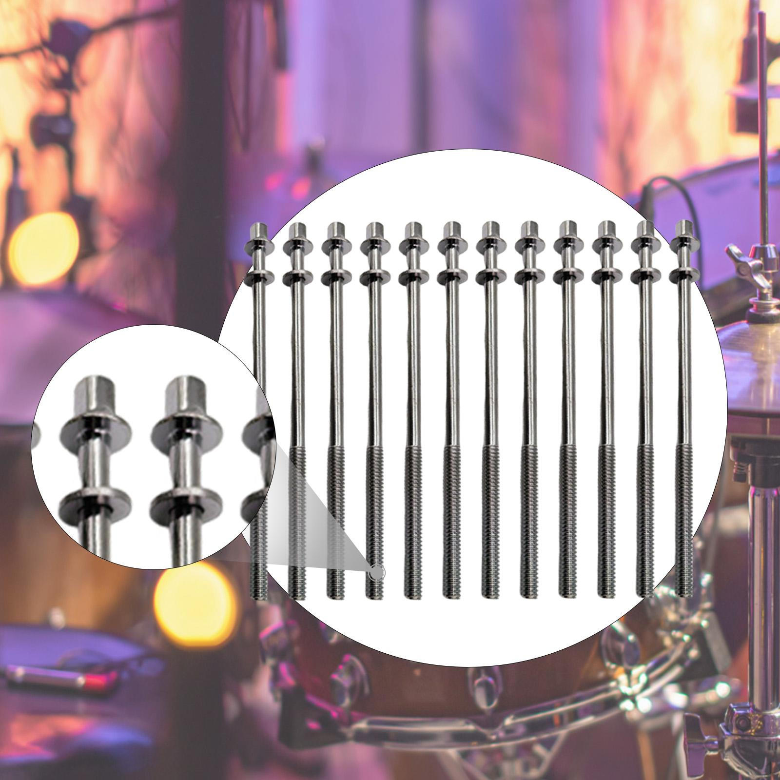 

Набор из 12 барабанных винтов Короткие винты Инструмент для ремонта Металлический аксессуар Натяжные стержни XS