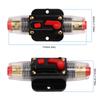 12 24V Inline Circuit Breaker, Lugs with Manual Reset Fuse Holder, Heat Shrink