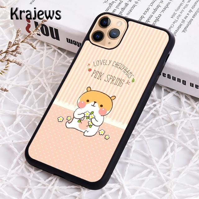 Krajews Cartoon Hamster Soft Phone Case Cover For iPhone 14 5 SE 6s 7 8 Plus XR XS 11 12 13 Pro Max Samsung Galaxy S21 S22ultra