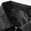 ROMON Men's Casual Faux Leather Jacket
