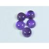 9MM Natural Amethst Ring Size Round Cabochon Loose Gemstone 5Pcs Lot 16Cts. A-427