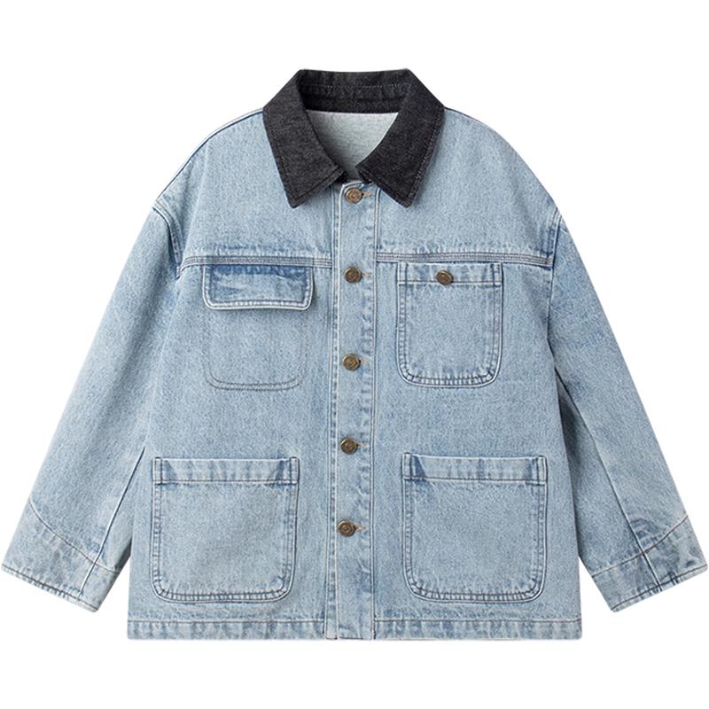 Kids  Detroit Retro Workwear Denim Jacket 110
