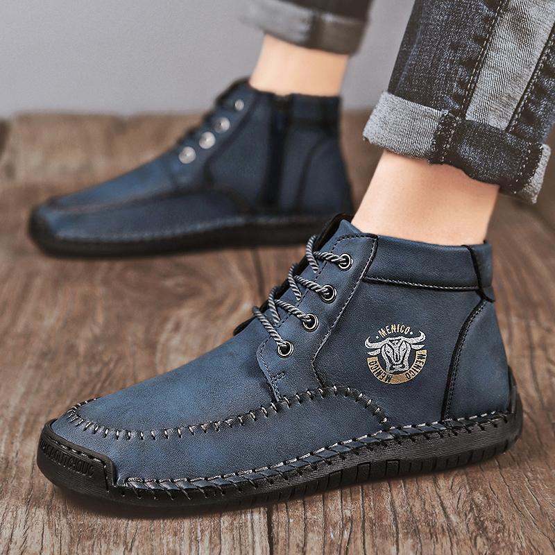 New men's leather casual shoes  flats hot selling loafers fashion men's shoes comfortable driving shoes large size 38-48