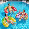 Fire Dragon Fruit Inflatable Water Sofa: Single-Person U-Shaped Pool Float
