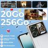 Smartphone-HOTWAV X100 GT-Cadeaux Summer-Écran 6,9 Pouces Dynamique Island-8+256Go-48MP Caméra-5160mAh-Android 16-NFC-Noir - Very Good Condition