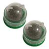 2Pcs Catnip Cat Lick Balls Rotating Catnip Ball Cat Toy Safe Healthy Kitten Chew Toy with Adhesive for Wall or Floor Cats Licking Chewing Play