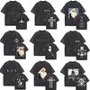 Limited Singer Rosalia Lux Tour 2025 Vintage Washed T Shirts Men Women's Pop Music Hip Hop Short Sleeve T-shirt Fans Streetwear