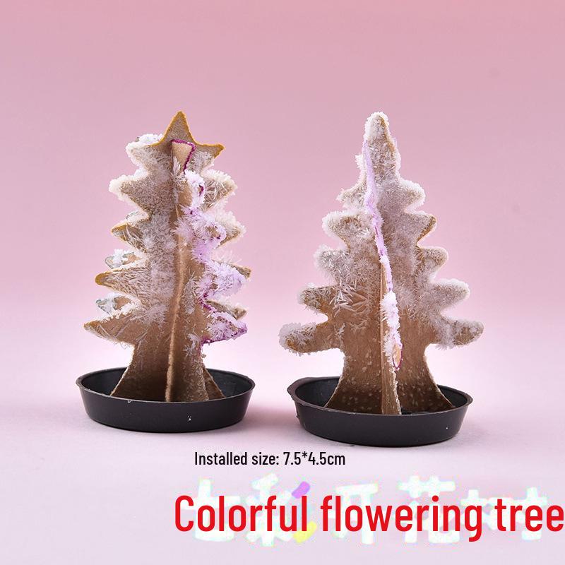 Colorful Paper Tree Blossom - Christmas Watering Gift for Kindergarten