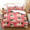 2014 Cute dog Bedding Set Single Twin Full Queen King Size Pet dog Bed Set Teenager Bedroom Duvetcover Sets 3D Print 031