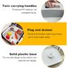 Collapsible Dish Basin & Sink Tub With Drain Plug – 2.4 Gal Baby Bottle Wash Basin, Bottle Washing Bin For RV, Camping, Kitchen | Collapsible Water