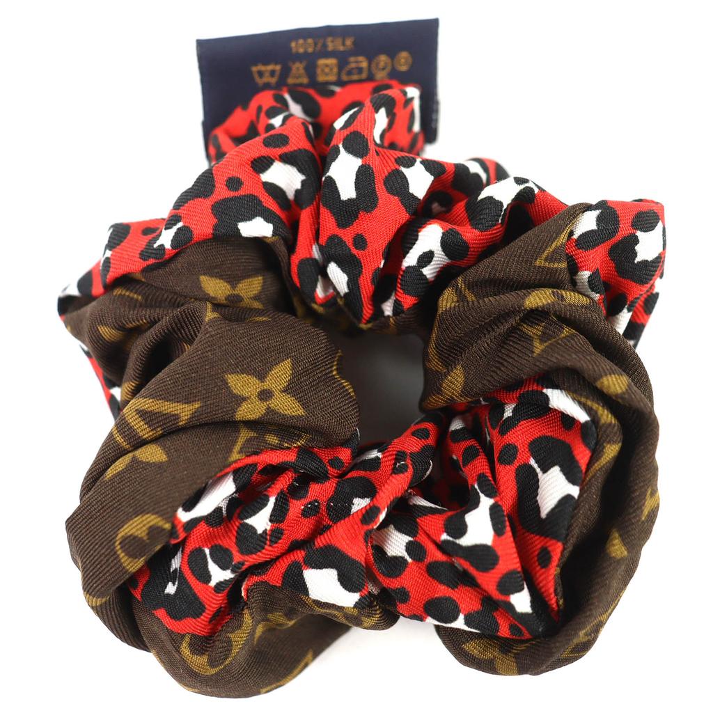 Great LOUIS VUITTON Chou Chou Be Mindful Monogram Leopard Pattern M77011 Used