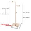 Metal Bag Display Stand, Adjustable Bag Display Rack Handbag Display Stand with