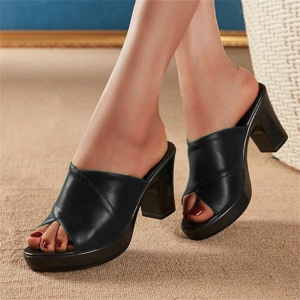 Summer Platform Wedges Slippers Sandals Women Outdoor Beach Slippers Woman Peep Toe High Heels Pumps Flip Flops Women Shoes