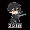 [azumaker] Sword Art Online T-Shirt Kirito (L)