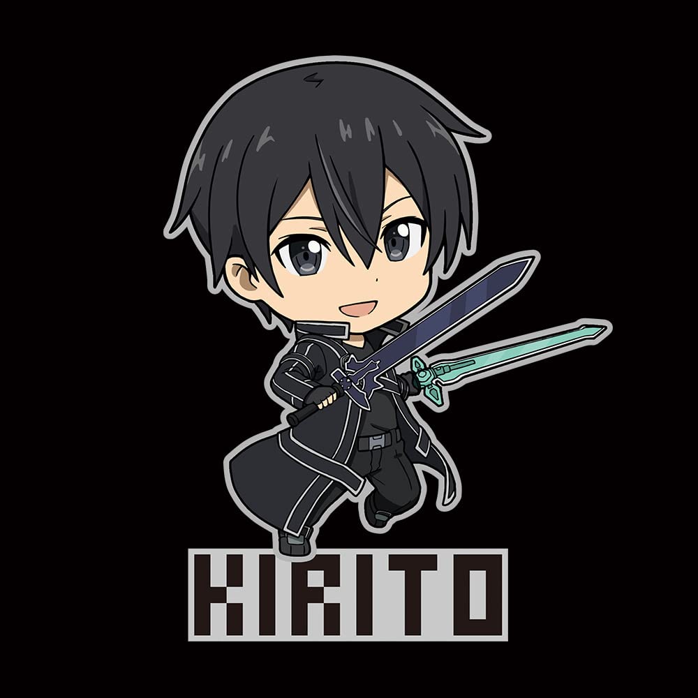 [azumaker] Sword Art Online T-Shirt Kirito (L)