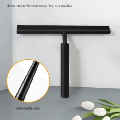 Telescopic Shower Squeegee Cleaner for Glass Door Wiper Scraper with Long Holder Bathroom Mirror Wiper Scraper Glass Cleaning