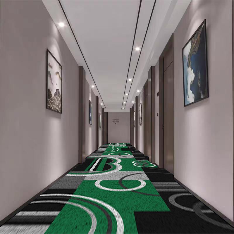 Nordic Geometric Style Long Corridor Carpet Luxury Hallway Area Rugs Non-slip Stair Floor Mat Aisle Carpet Runner Customizable