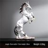 HANDUNYOU Retro White Horse Bookshelf Ornament