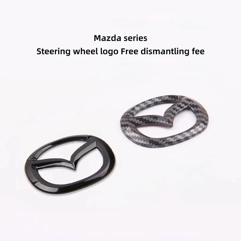 2025 Hot Mazdaspeed Car Steering Wheel Trim Label Sticker Auto Accessories For Mazda 2 3 6 5 Atenza CX3 CX5 MX5 CX7 Axela CX30 C
