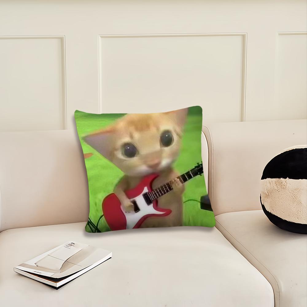 Funny Abstract Cat Cushion Cover Pillow Cover Decoration Room Home Sofa Living Office Car Nordic Simplicity