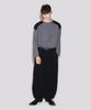 Weseullihyuseuteon Corduroy Deep Tuck Semi Balloon Pants Dark Navy