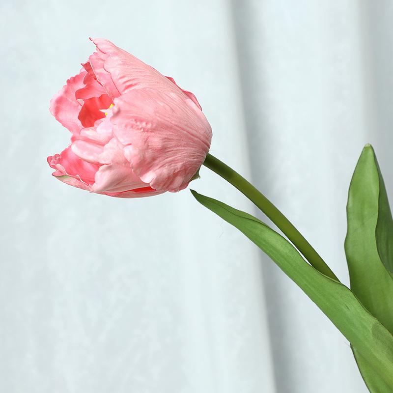 Big branch moisturizing thick multi-layer tulip, home living room decoration simulation flower, fake flower