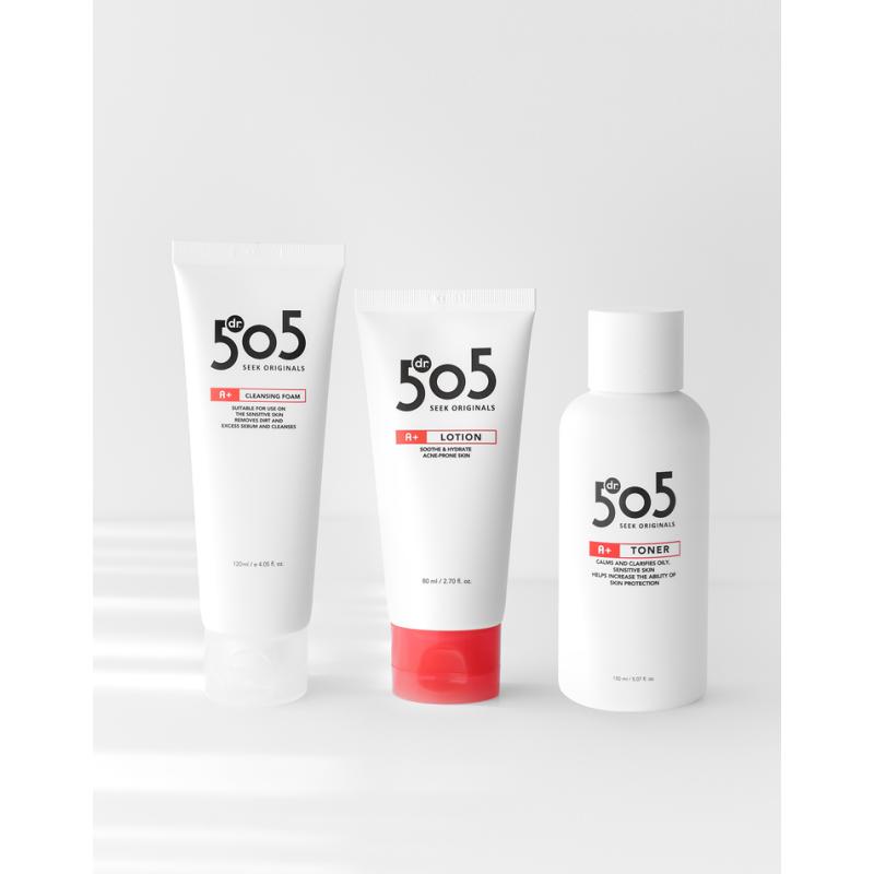 Dr. 505 A Plus 3-Step Solution (Foam/Toner/Lotion)