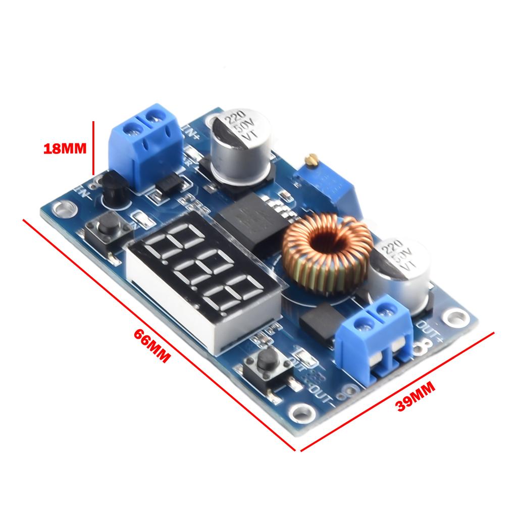 Voltage Regulator Power Module Adjustable Boost Step Up DC DC Digital Boost Step Up Power Supply Module Step-down
