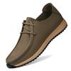 Fashion Texture Handmade Soft Comfortable Invisible Height Increase Small and Large Shoes 35-47 Casual Slip On Non-slip Men Oxford Shoes