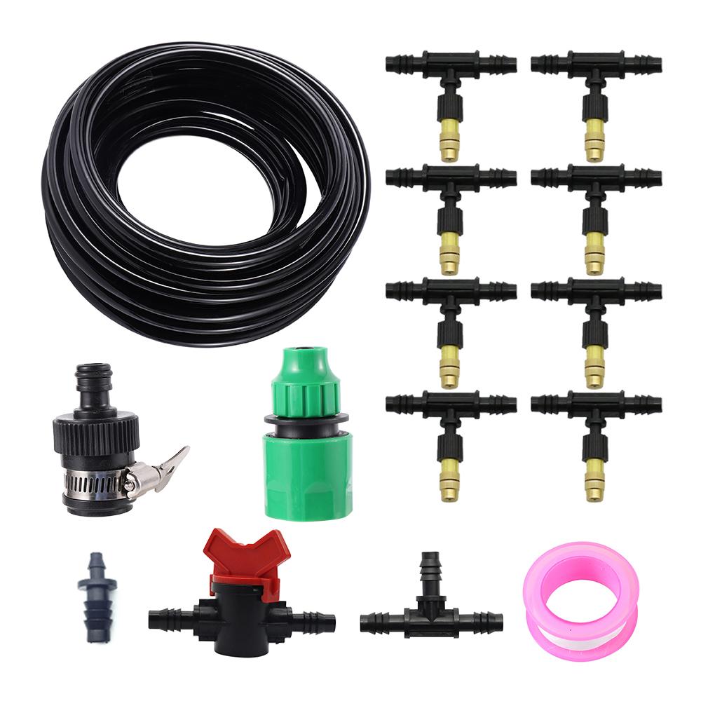 

10M Outdoor Water Misting Cooling System Plants Sprinkler Moisturizing Dust Removal Fogger Garden Irrigation Landscape Supplies