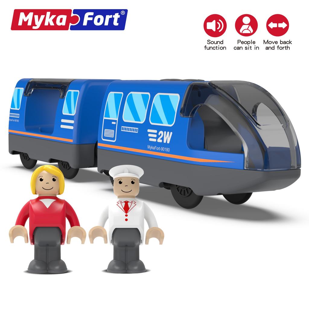 Small Train Fitting Universal Wooden Track Electric Track Toy Children's Educational Assembled Toy Train