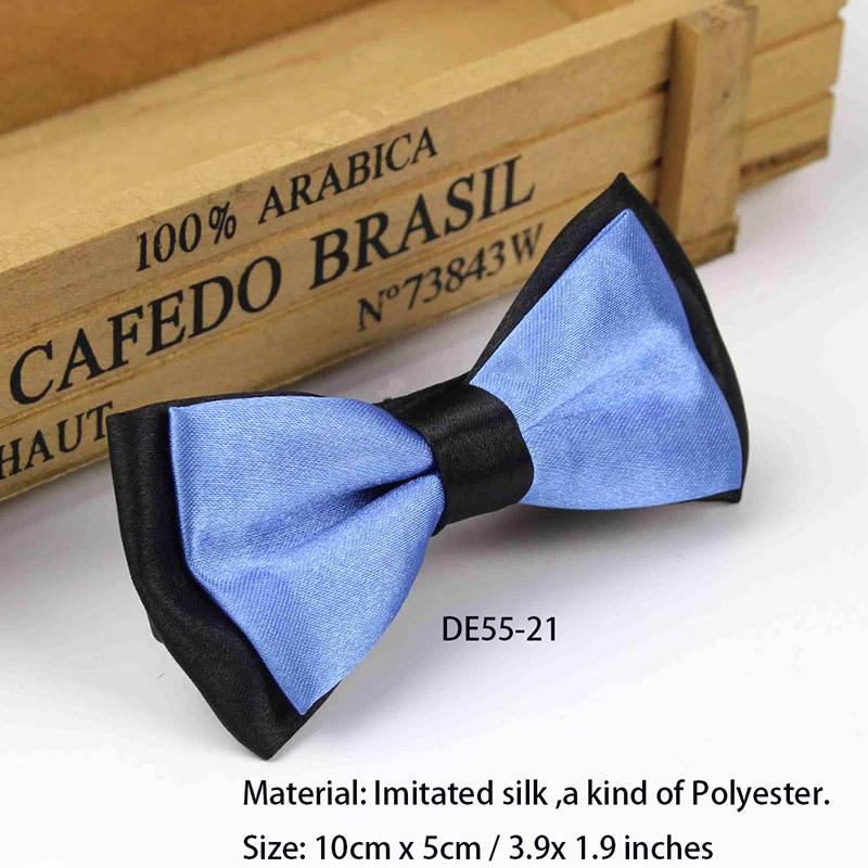 Classic Children's Bow Tie Baby Boy's Girl Fashion Solid Color Adjustable Bow Tie Children's Two-tone Pet Dog and Cat Bow Tie