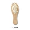 Newborn Wooden Construction Hair Comb Natural Wool Comb Hair Brush Baby Head Massager Portable Little Child Accessories for Newborn Infant
