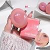 Gege Bear 2-in-1 Lip & Cheek Cream: Long-lasting Blush & Gloss In Natural Nude.